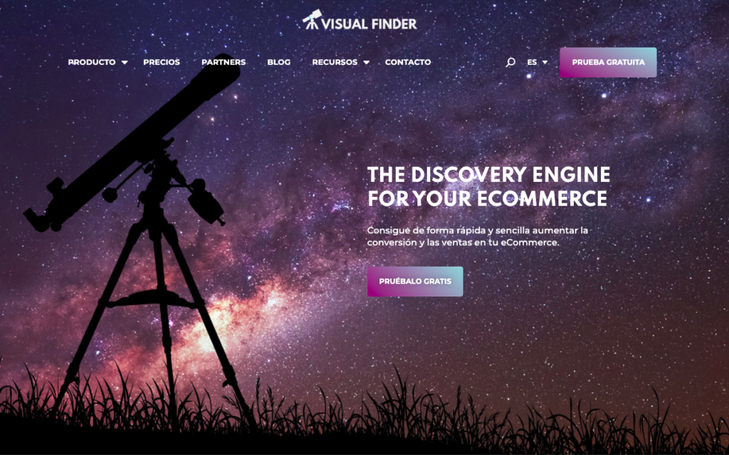 Visual Finder THE DISCOVERY ENGINE FOR YOUR ECOMMERCE