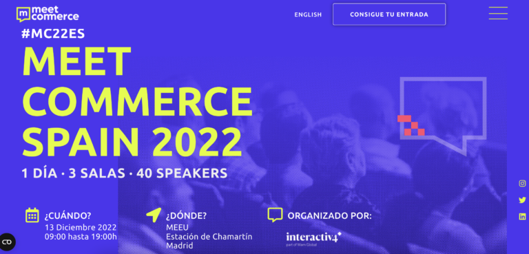 Meet Commerce, evento comercio electrónico en España